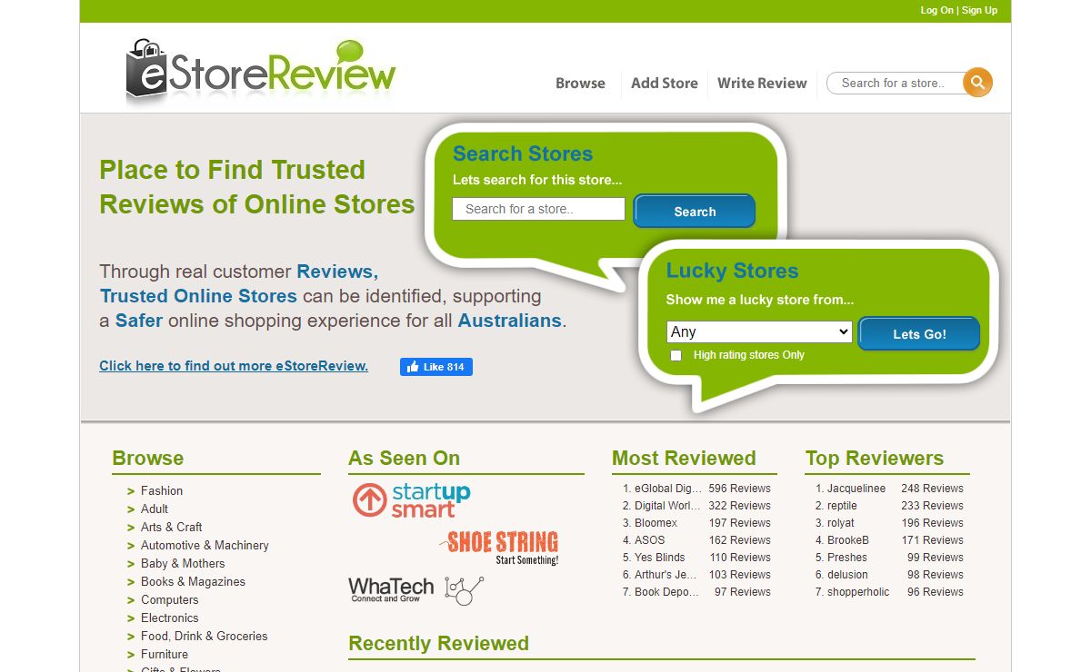 eStoreReview - Find Trusted Online Stores - Reviews & Rewards
