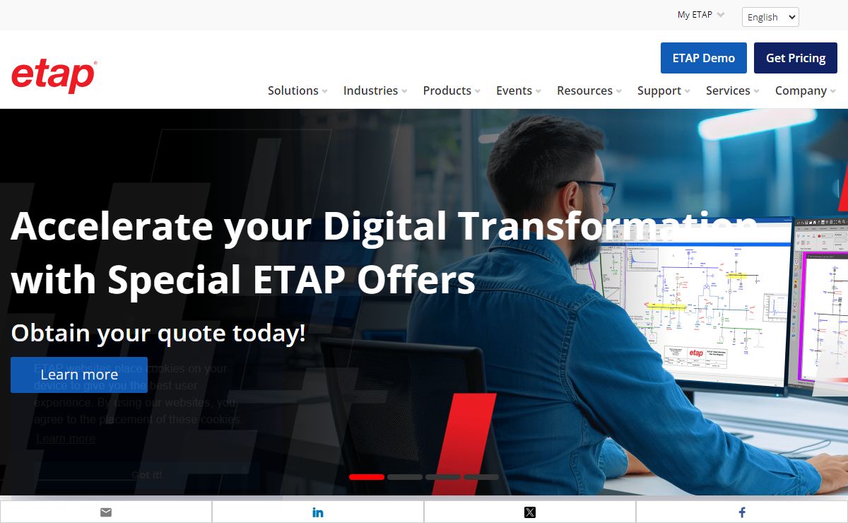 ETAP | Energy Management Solution | Electrical Digital Twin Platform