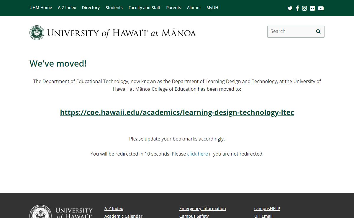 Department of Educational Technology