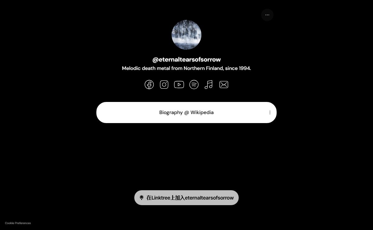 eternaltearsofsorrow | Instagram, Facebook | Linktree