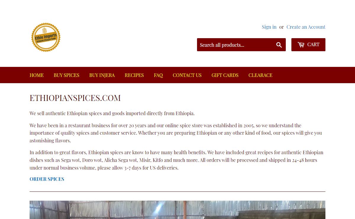 Ethiopian Spices – Ethiopianspices.com