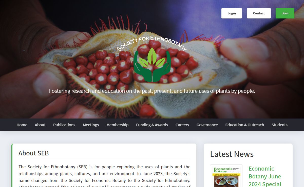 The Society for Ethnobotany