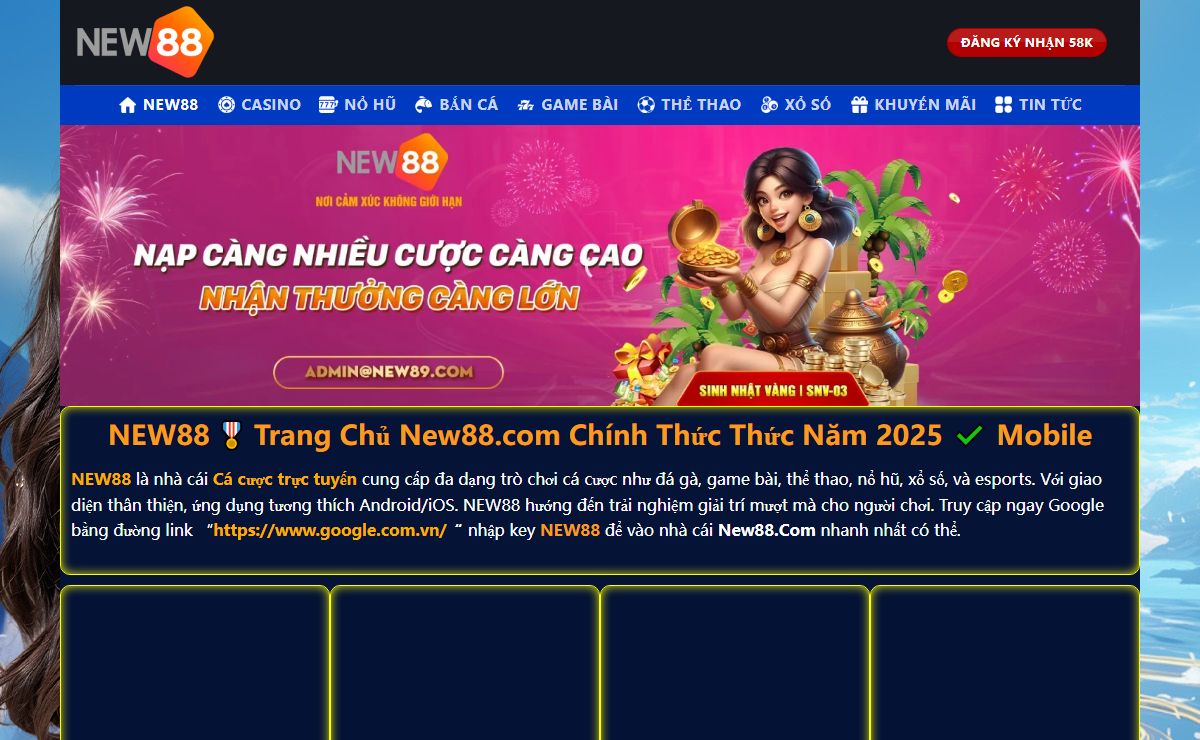NEW88 - Link New 88 Trang chủ New88.com Chính Thức 2025