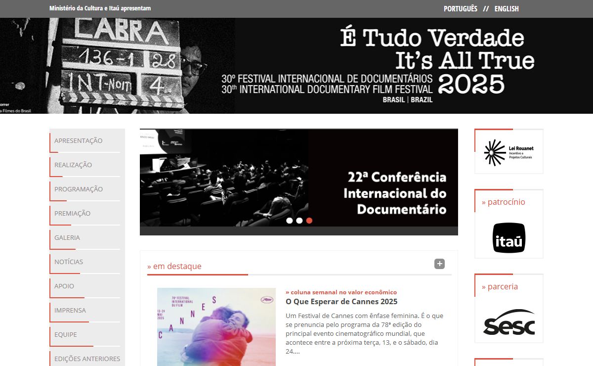 É Tudo Verdade – Festival Internacional de Documentários