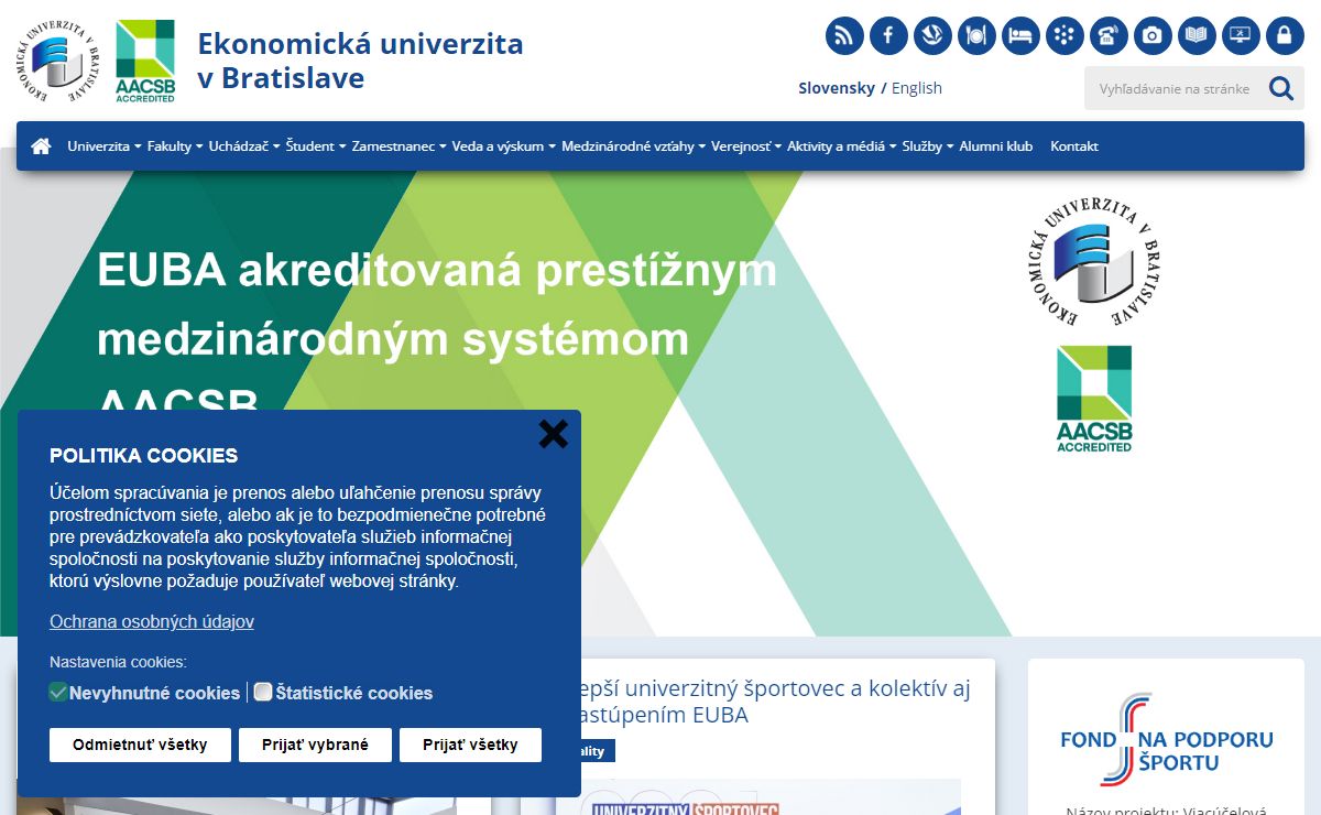 Aktuality - Ekonomická univerzita v Bratislave