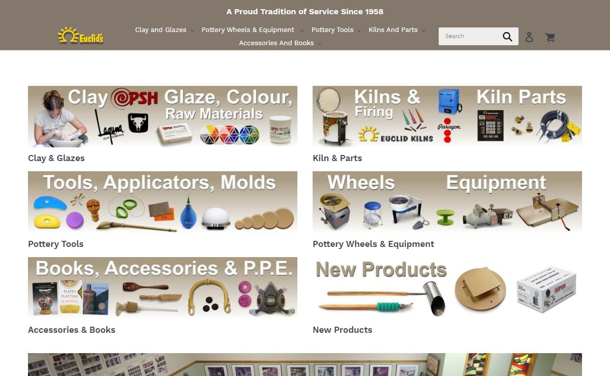Euclids. Your complete source for Pottery Supplies & Equipment. – Euclids Pottery Store