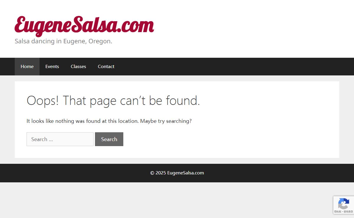 Page not found – EugeneSalsa.com