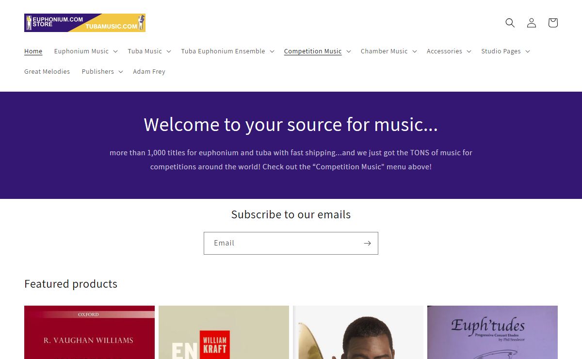 Euphonium.com & TubaMusic.com Store – TubaMusic.com & Euphonium.com