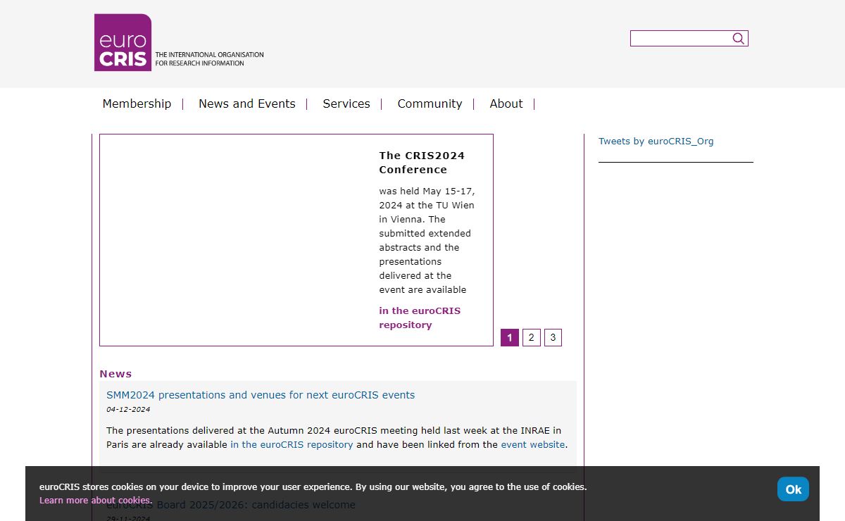 euroCRIS | The international organisation for research information