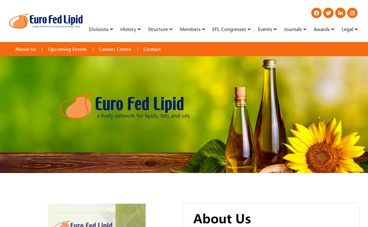 Euro Fed Lipid e.V. | Network for lipids, fats and oils