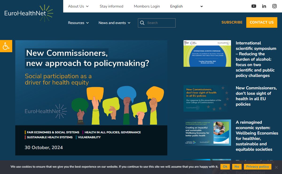 EuroHealthNet - European Partnership for Health Equity and Wellbeing