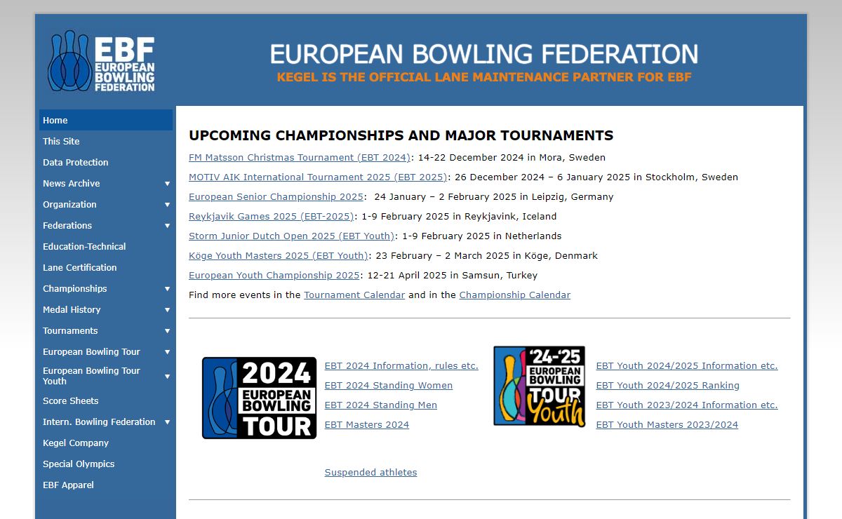EBF | European Bowling Federation