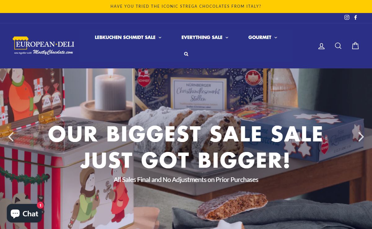 Europeandeli – Gourmet Delicacies from Europe and the US. – European Deli