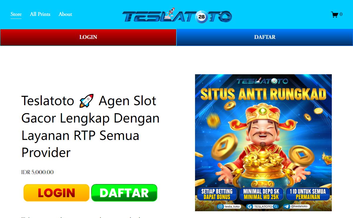 Teslatoto 🚀 Agen Slot Gacor Lengkap Dengan Layanan RTP Semua Provider