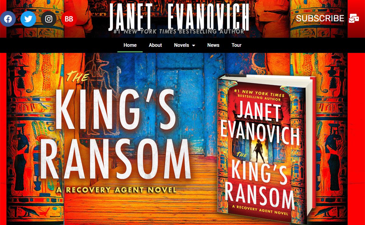 Janet Evanovich, #1 NYT Bestselling Author