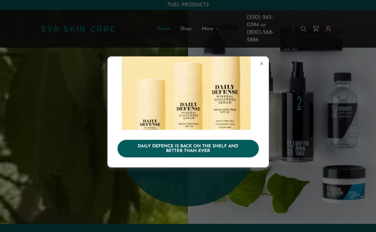 Tu'eL Natural Plant Based Skin Care - Eva skin care