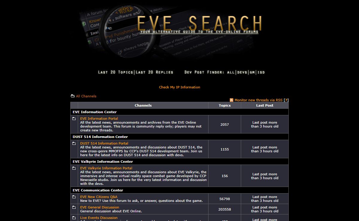 EVE Search