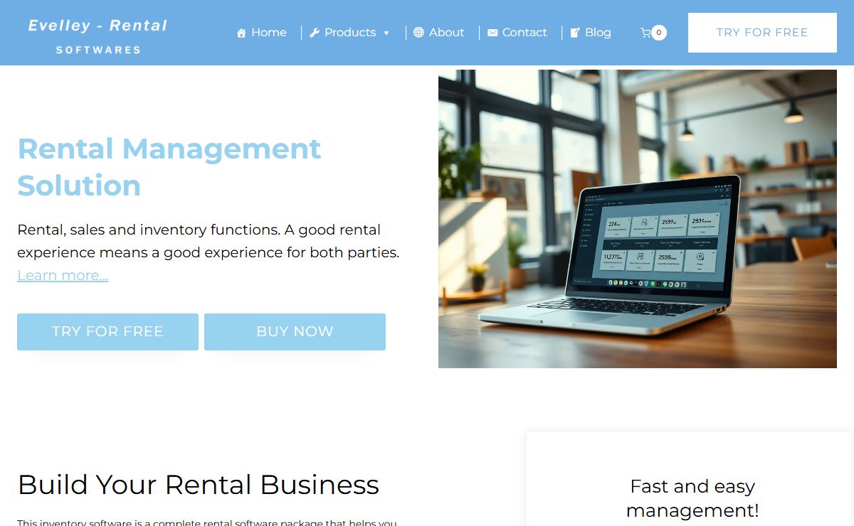 Evelley Rental Software – Evelley – Rental Software