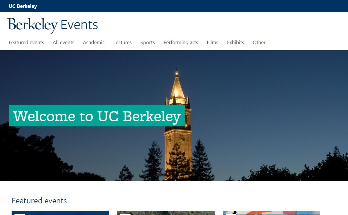 Events at UC Berkeley