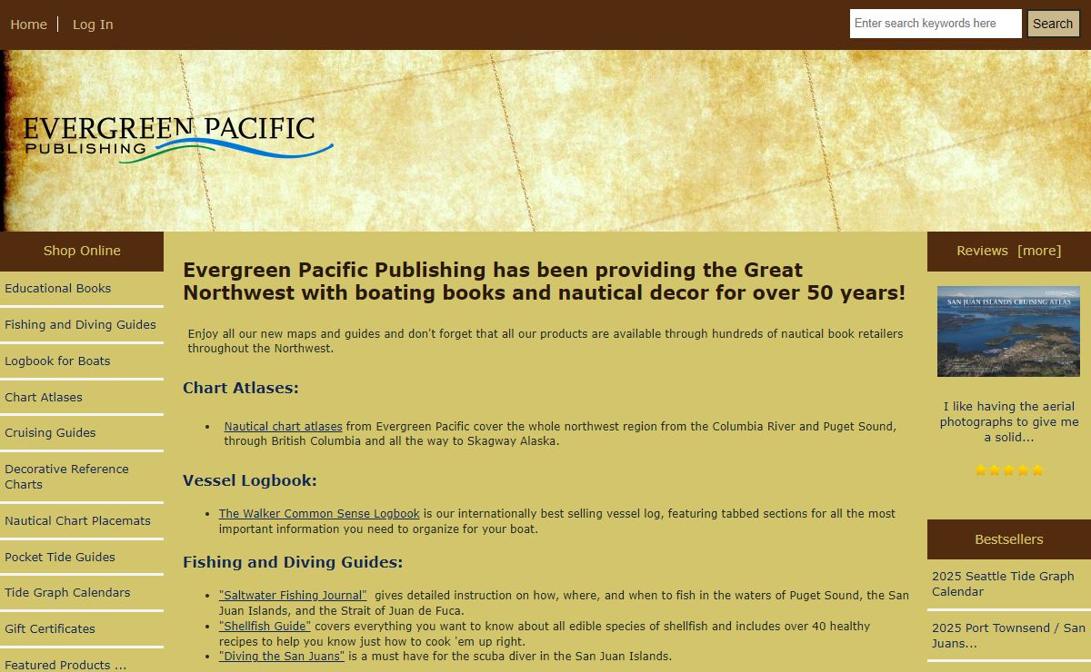 Evergreen Pacific Publishing, Northwest Boating Books and Nautical Decor