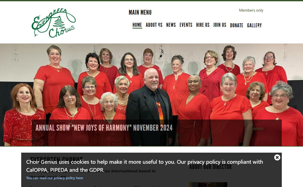 Welcome to Evergreen Chorus | Evergreen Chorus