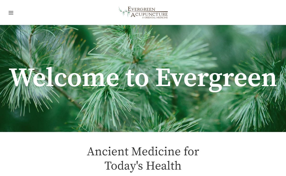 Evergreen Acupuncture – Ancient medicine for today's health