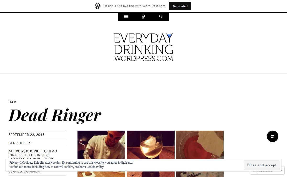 Everyday Drinking | Slightly rambling prose, artfully employed in the rendition of deliciously boozy tales