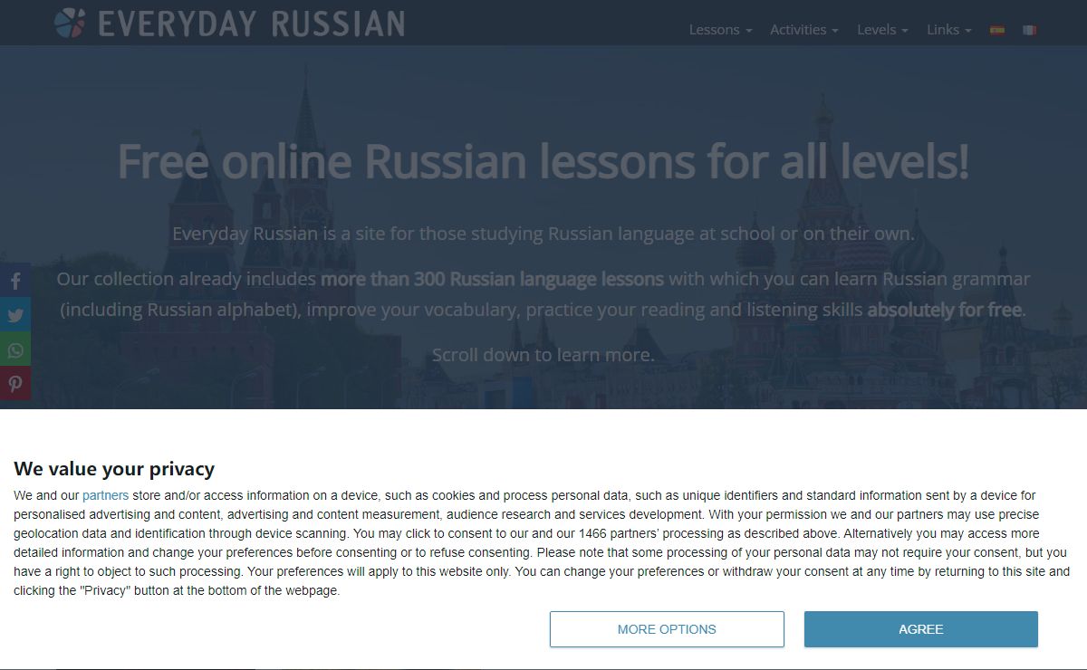 Russian lessons online and for free - Everyday Russian language