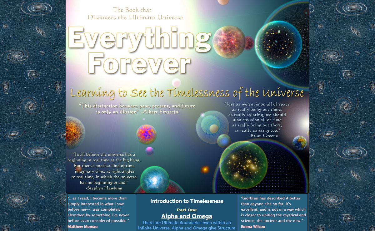 Everything Forever: Learning to See the Timeless Multiverse