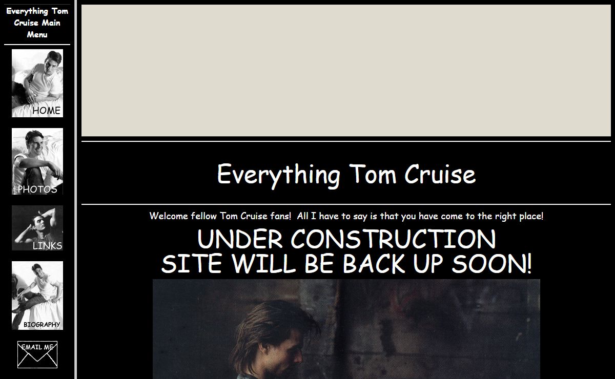 Everything Tom Cruise Homepage