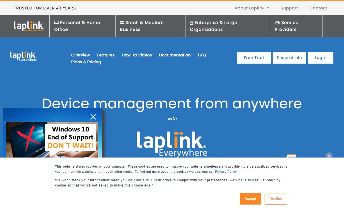 Laplink Everywhere™ — Device management from anywhere.