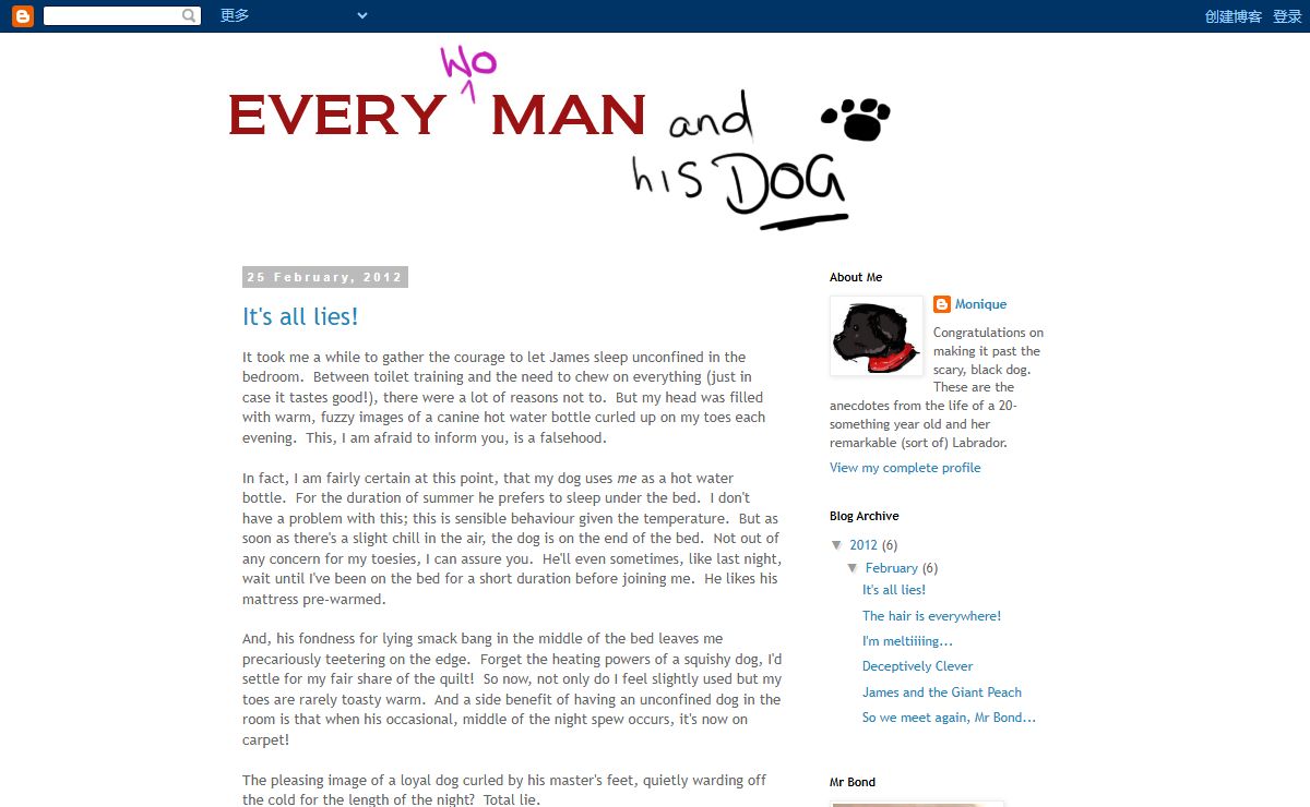 Every (wo)Man and his dog