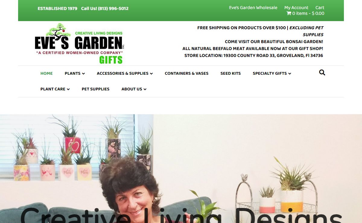 Home | Eve's Garden Gifts