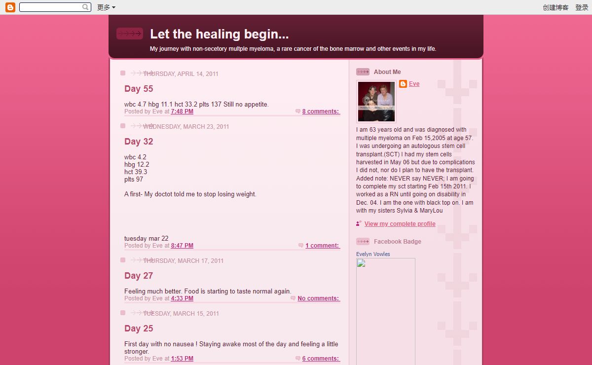 Let the healing begin...