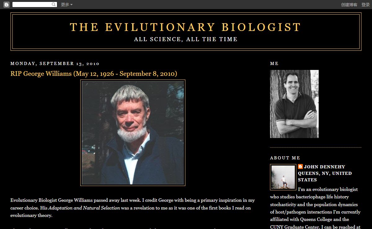 The Evilutionary Biologist
