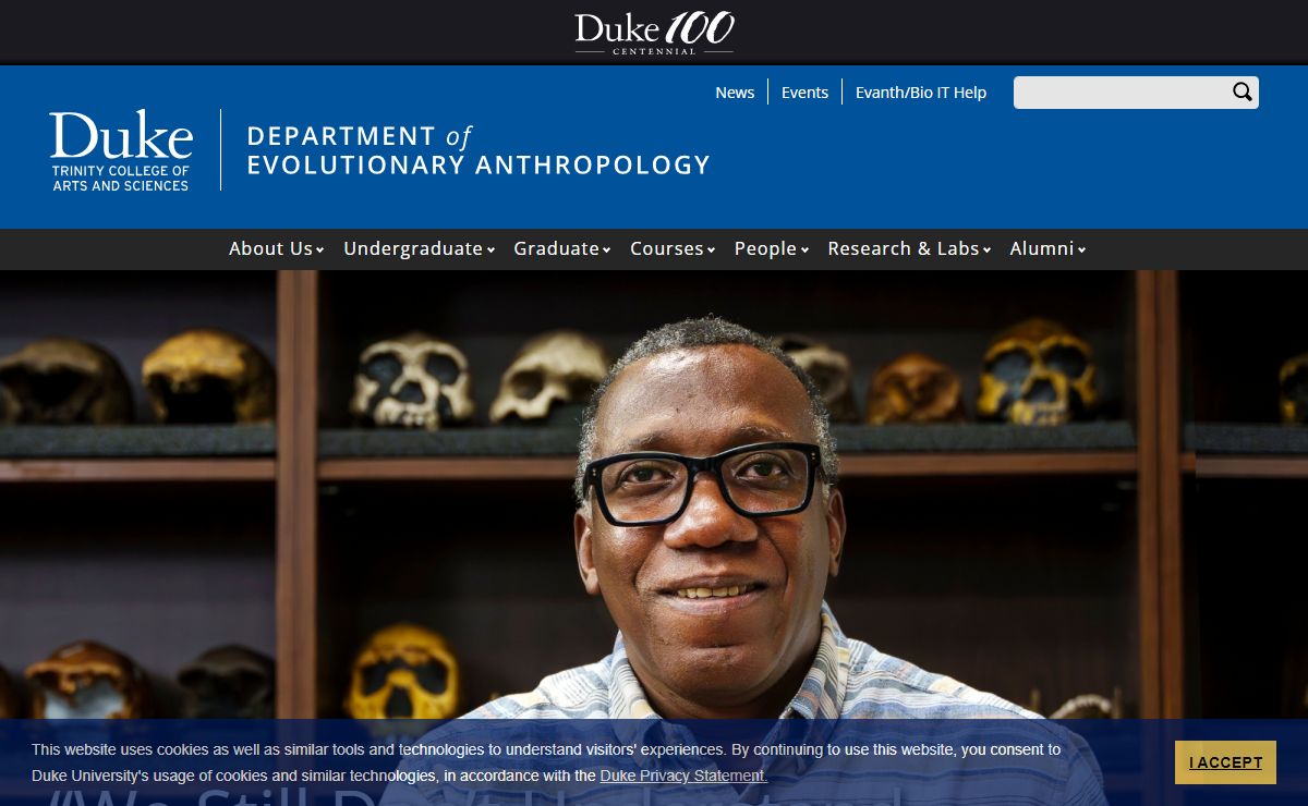 Front Page | Department of Evolutionary Anthropology
