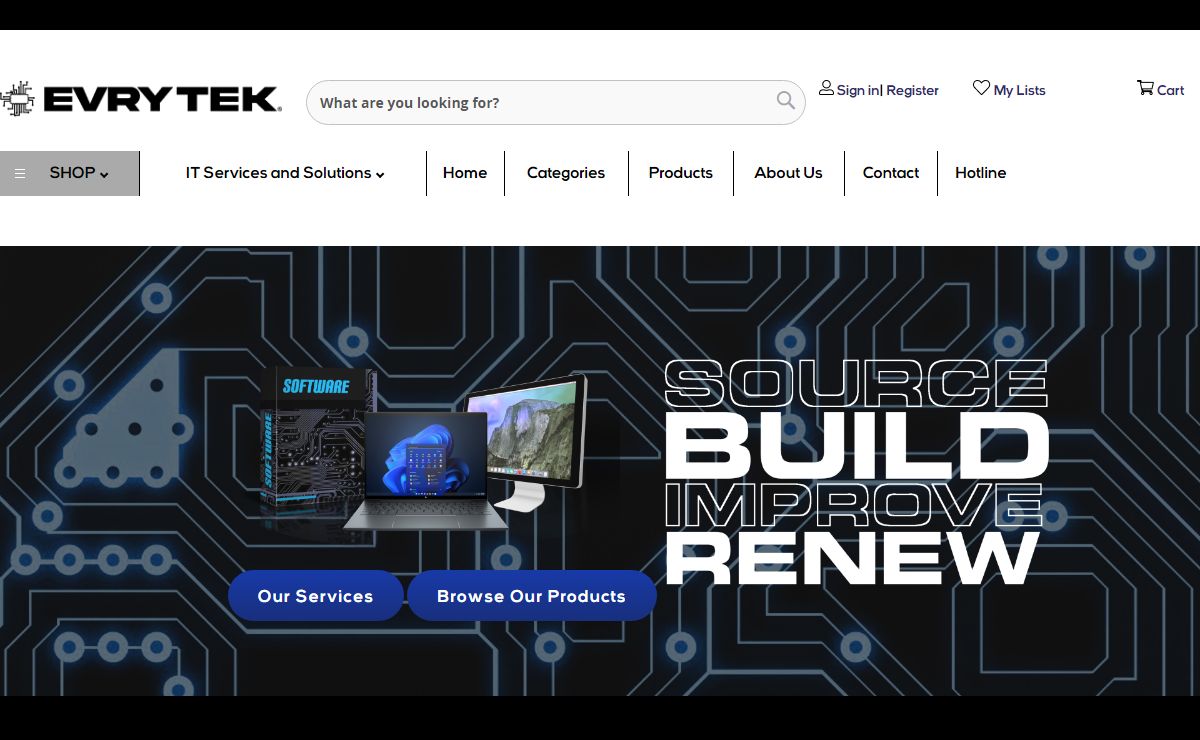 Evrytek IT services and solutions