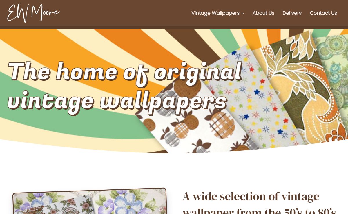 Home - E W Moore Vintage Wallpapers