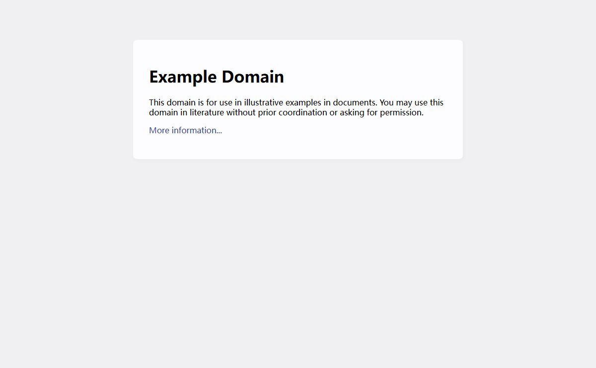 Example Domain
