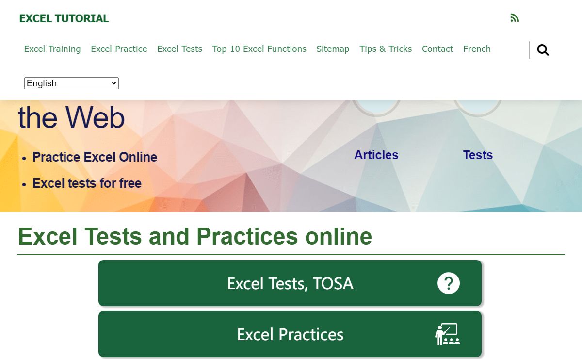 Excel Tutorial - Test it ! training, and quiz - know your formulas