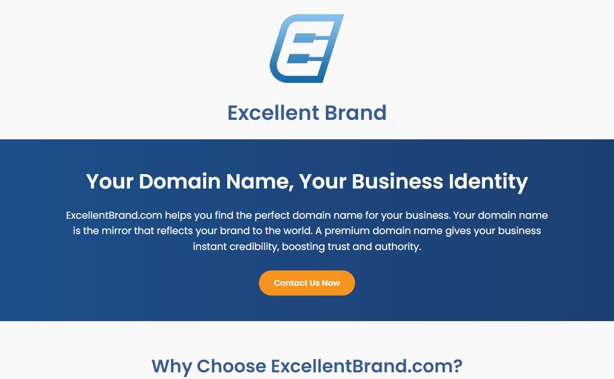 ExcellentBrand.com - Get the Perfect Domain Name for Your Business