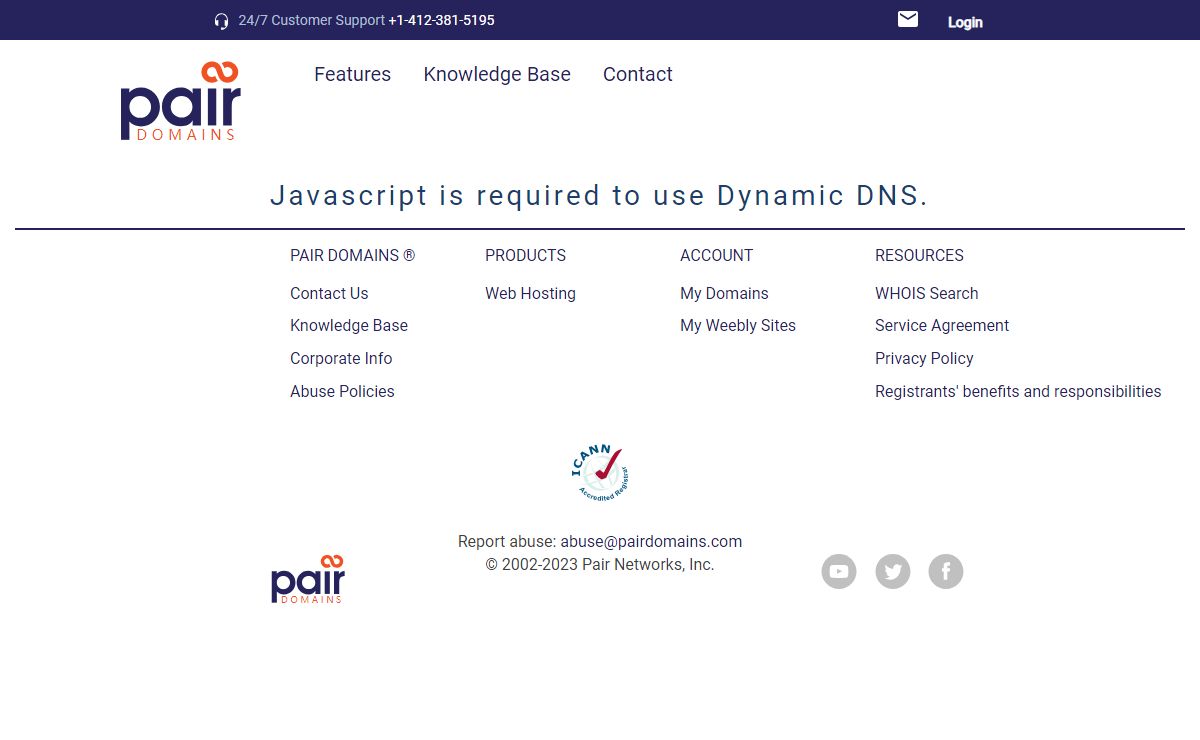 Pair Domains - Dynamic DNS
