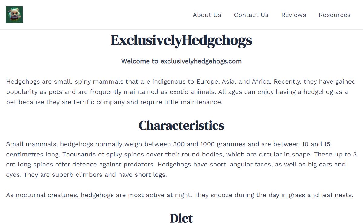 Home - ExclusivelyHedgehogs