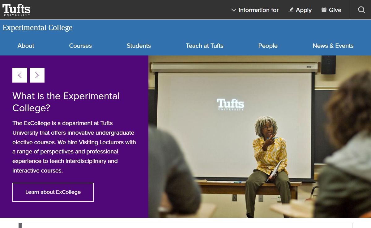 Homepage | Experimental College