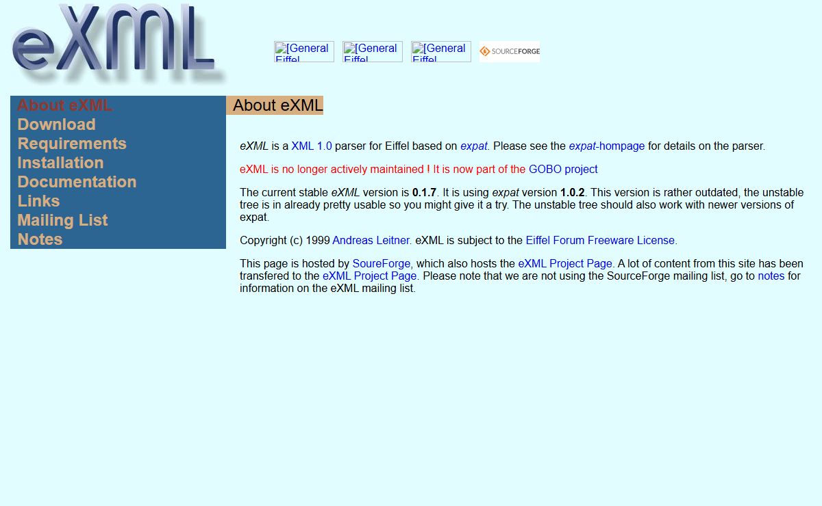 About eXML