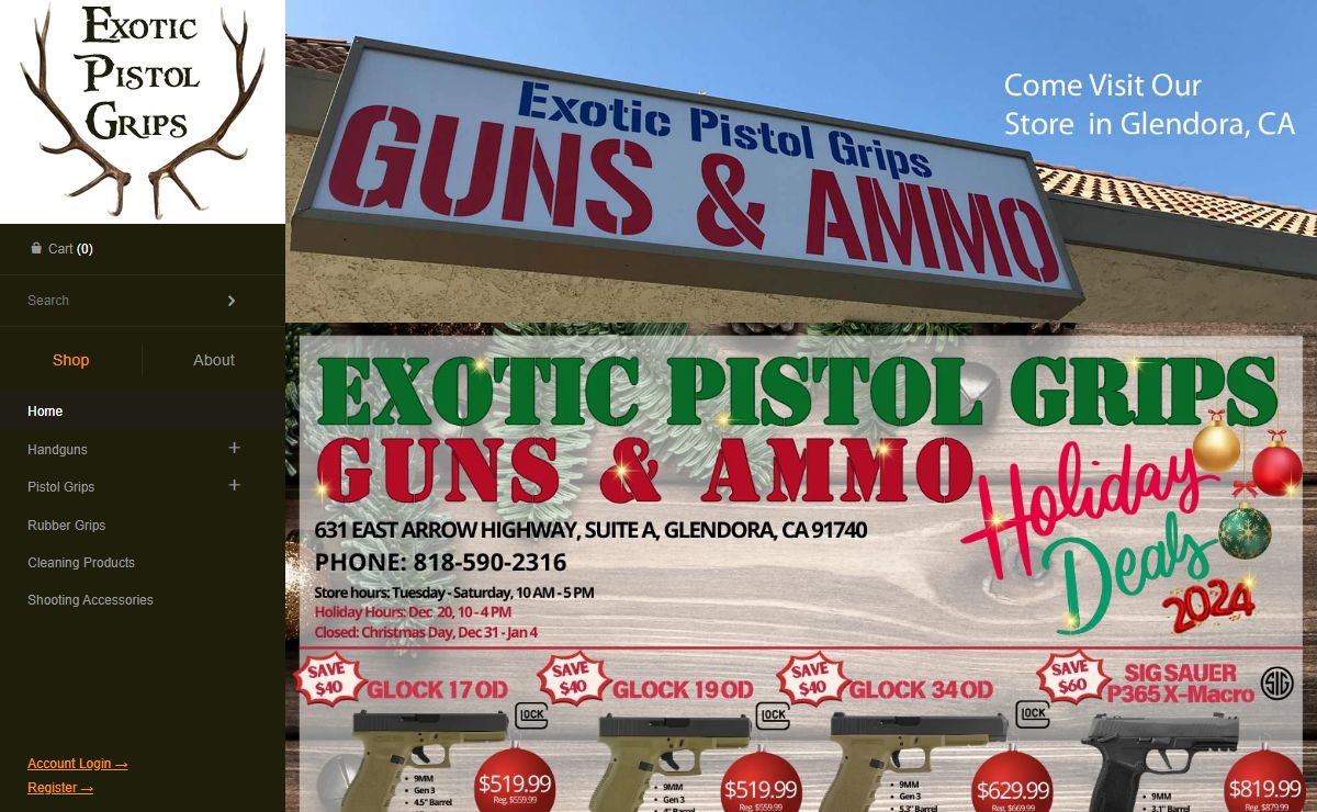 Exotic Pistol Grips