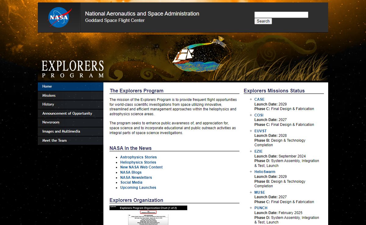 Explorers Program