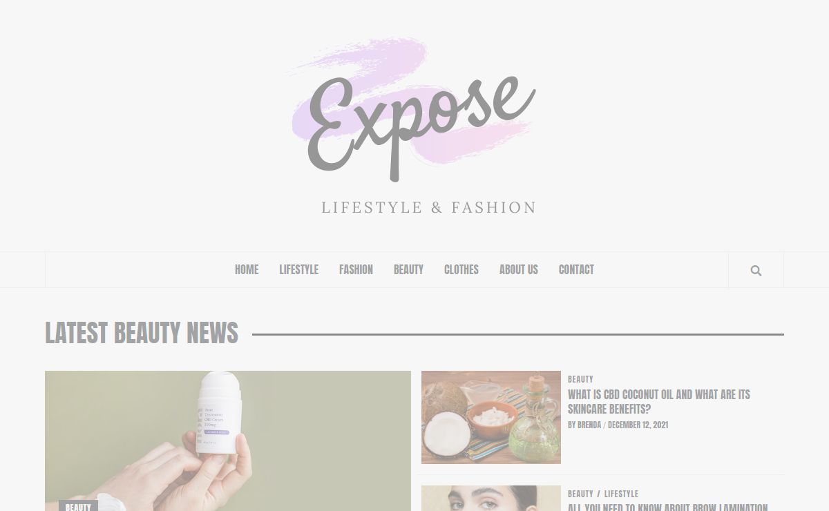 Expose Lifestyle & Fashion Magazine