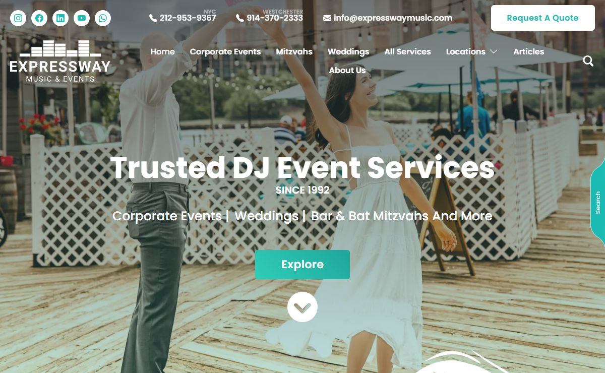 Home - Professional Wedding, Bar/Bat Mitzvah & Corporate Event DJs