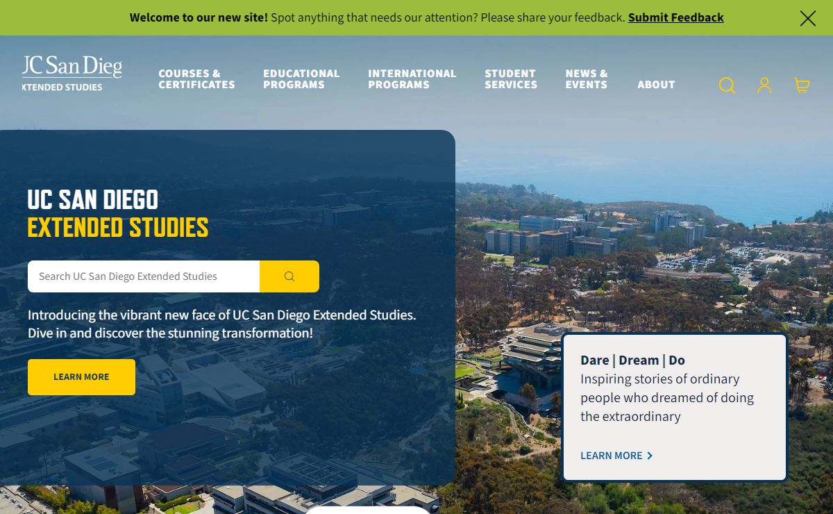Welcome | UC San Diego Division of Extended Studies